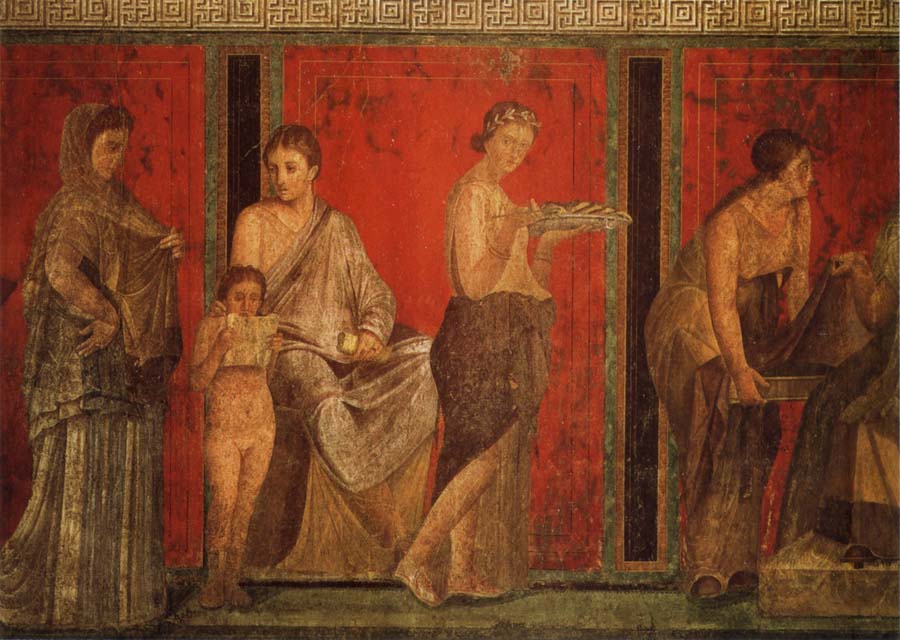Fresco out of Pompei
